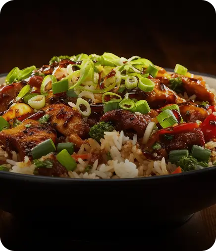 Paneer rice bowl at Kyra Food Street